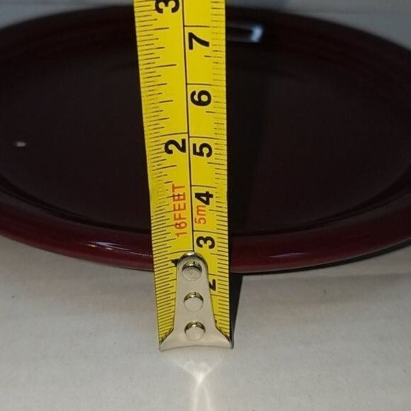 Fiestaware Fiesta CERAMIC Salad Plate Dish CONTAINER Claret 7.25 INCH - Picture 4 of 9